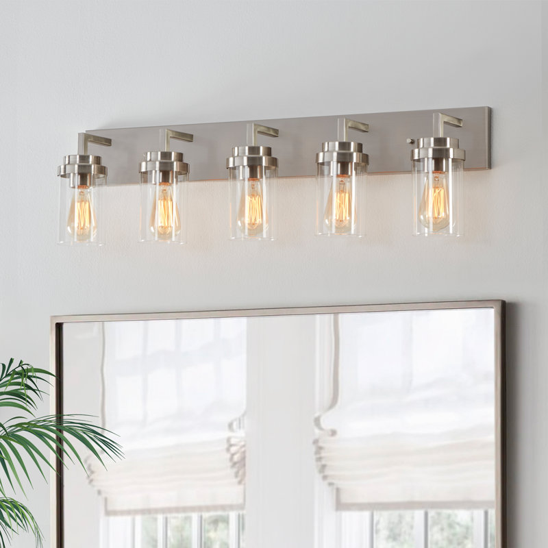 Mechthilde Dimmable Vanity Light, Silver, 5