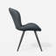 Chaise rembourrée avec pieds en métal-1770611756