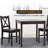 Beuford 2 - Person Solid Wood Top Four Leg Dining Set