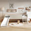 Lit mezzanine simple pour enfants-93779405