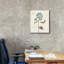 «Slated Blue 1» par Katie pertiet, art mural sur toile, 20 po x 24 po