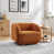 Ivoire / chenille orange sélectionné