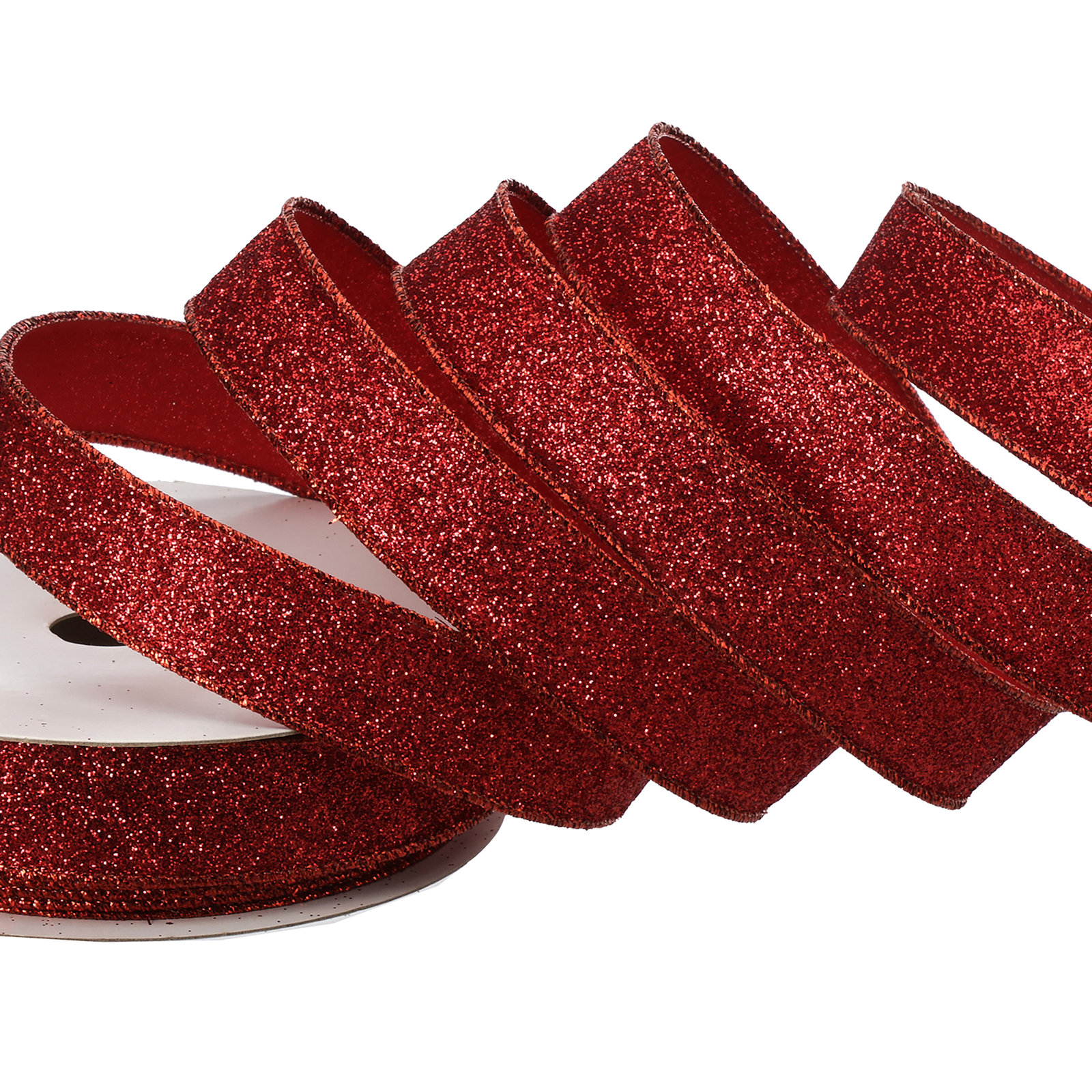 Regency International Crimson Christmas 720" Ribbon, Red