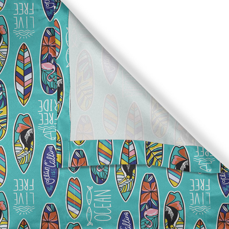 Polyester Standard Rod Pocket Curtain Pair