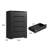 Nyeka 27" W 5 Drawer Wood Dresser for Bedroom - Bedroom Dresser with Recessed Handles, Closet Dresser-622795581