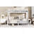 Metal Twin Over Full Bunk Bed For Teens And Adults,Space-Saving/Noise Reduced/No Box Spring Needed, White-1346982516-1346982507
