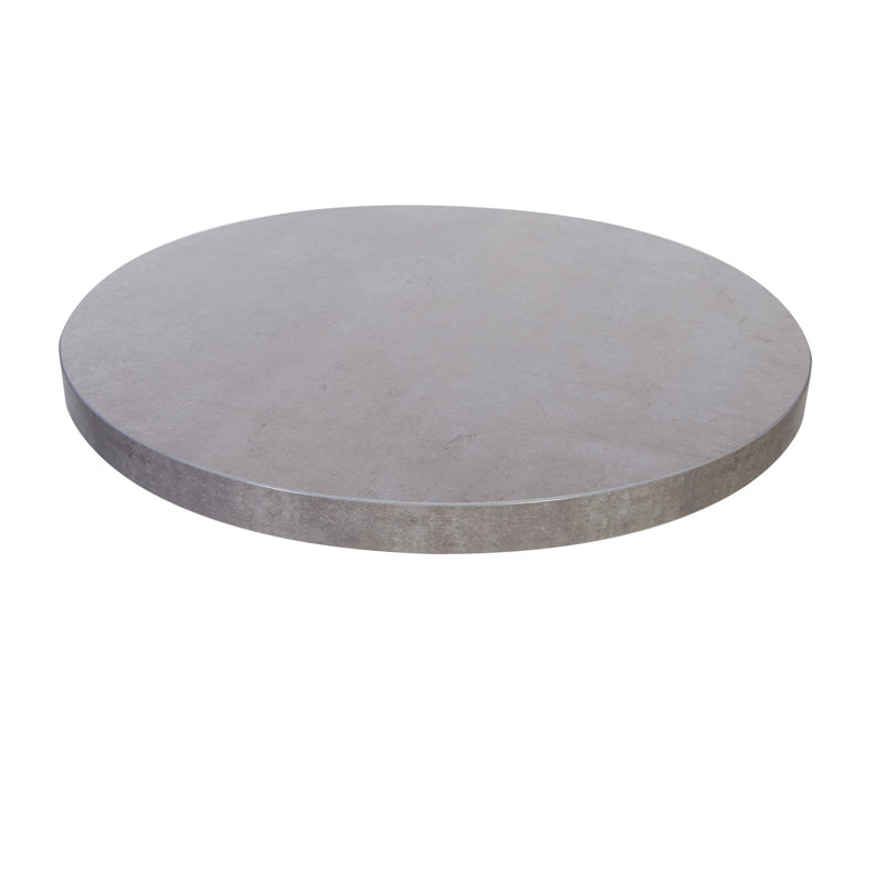 Midtown Round Indoor Table top 2" Thickness, Concrete, 1.88" H x 24" L x 24" W