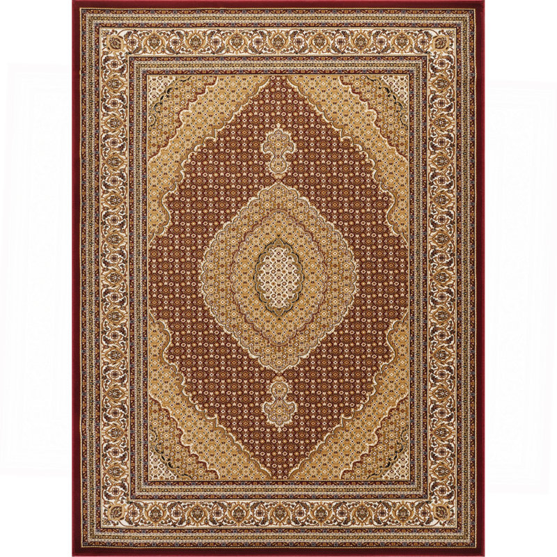 Red Area Rug, Rectangle 2' x 3'