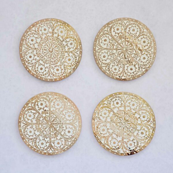 Wood Round 1 Piece Trivet