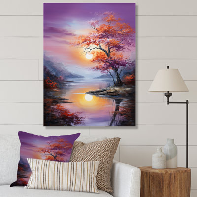 " Sunrise Sunset Charm Liquid Art "