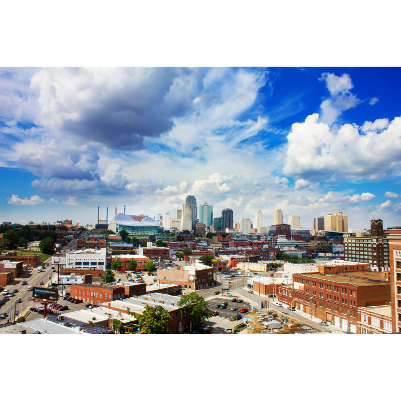 Downtown Kansas City, Missouri - Photographie sur toile tendue, H 8 po x l 12 po