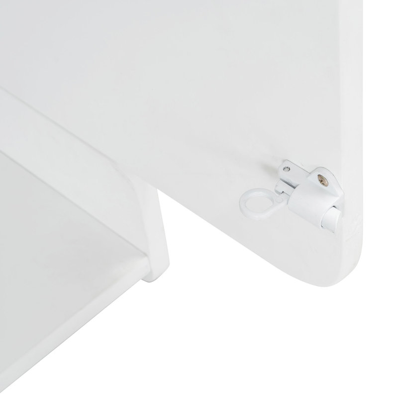 Lit escamotable avec armoire, bureau et bureau, White