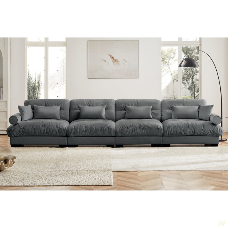  Canapé modulaire en velours modulaire Comfort