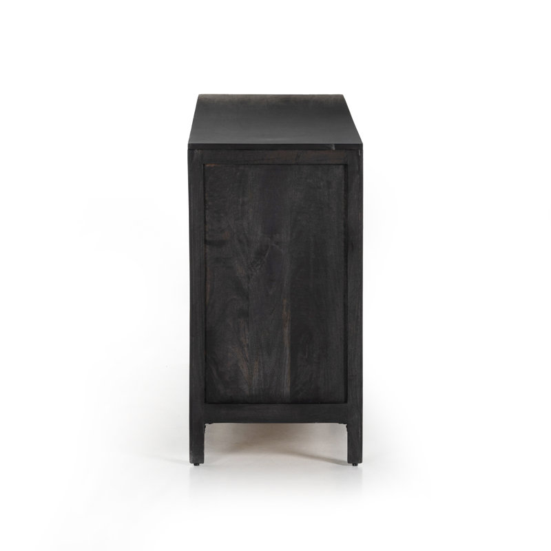 Sydney 6 Drawer Dresser, Beige/Black