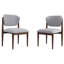 Rowan Set of 2 Upholstered  Solid Wood Side Chairs-21568455