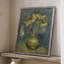 «Vintage Floral Print», impression encadrée CCLI - bois massif