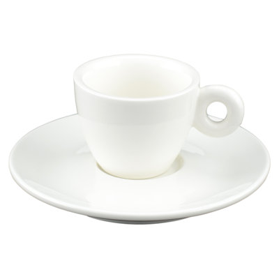 White Tie Porcelain Espresso Cup