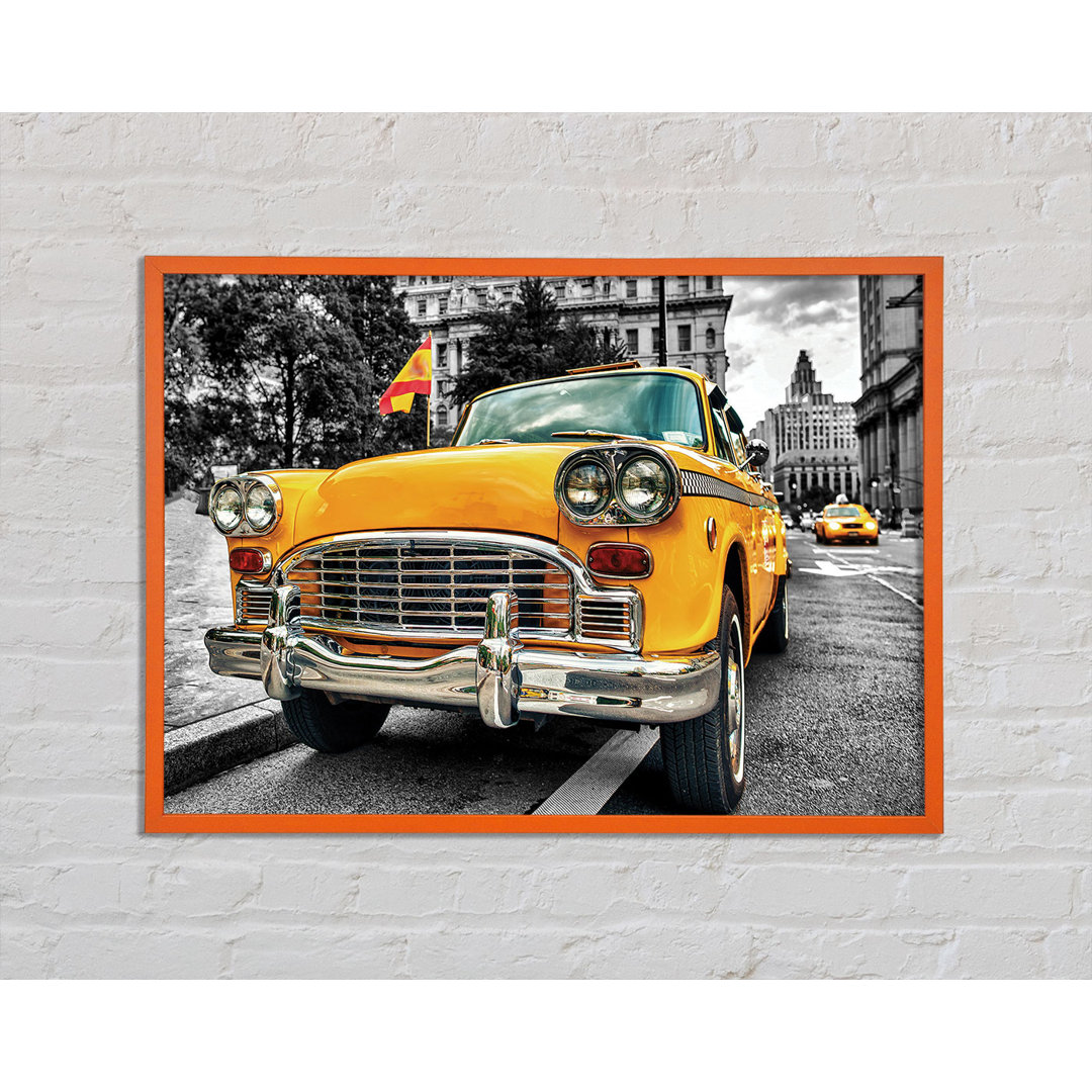 Angeleen Retro Yellow Cab - Druck