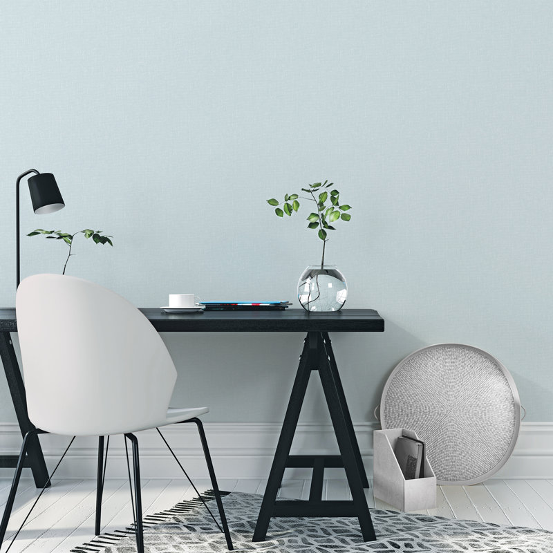 TexStyle Hex Texture 33' L x 21" W Metallic/Satin Wallpaper Roll, Green