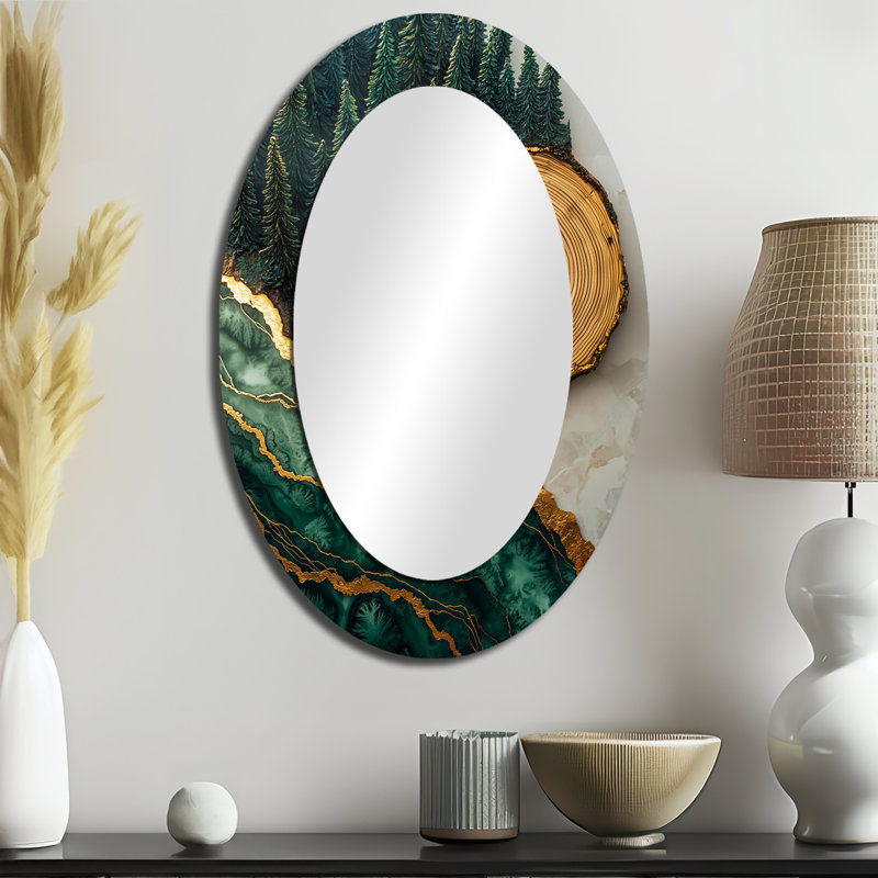 Miroir mural Bold Forest, 36 po x 24 po