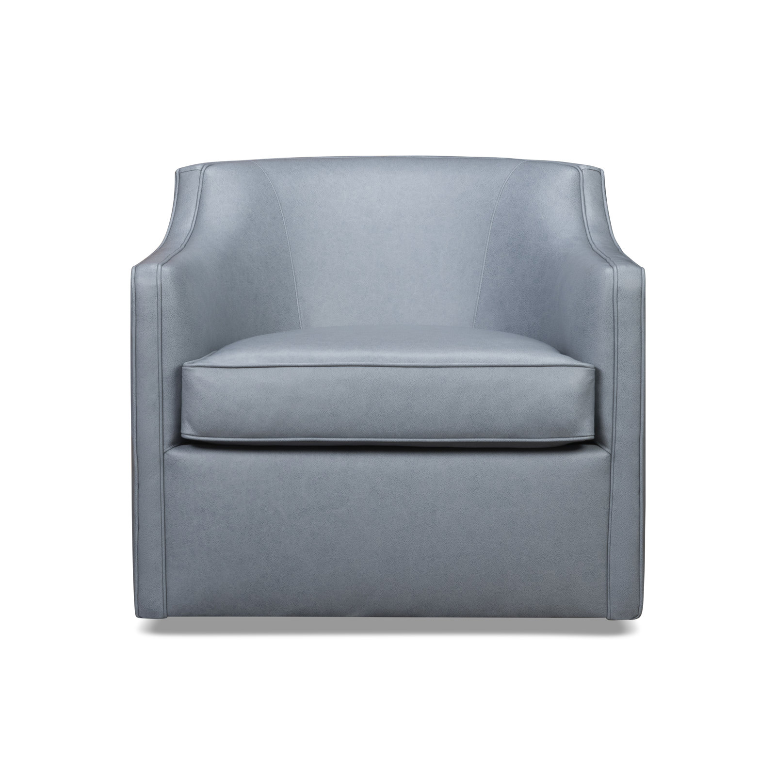 Marietta Upholstered Swivel Armchair, Rangers Adriatic Blue