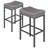 Upholstered Saddle Bar Stools Counter Height Stools Barstools Bar Chairs with Curved Seat & Footrest-1416667904-1416667907