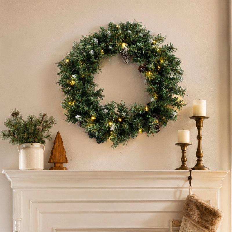 Faux 50cm Wreath