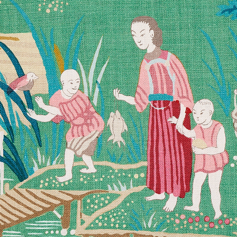 Yangtze River Fabric, Jade