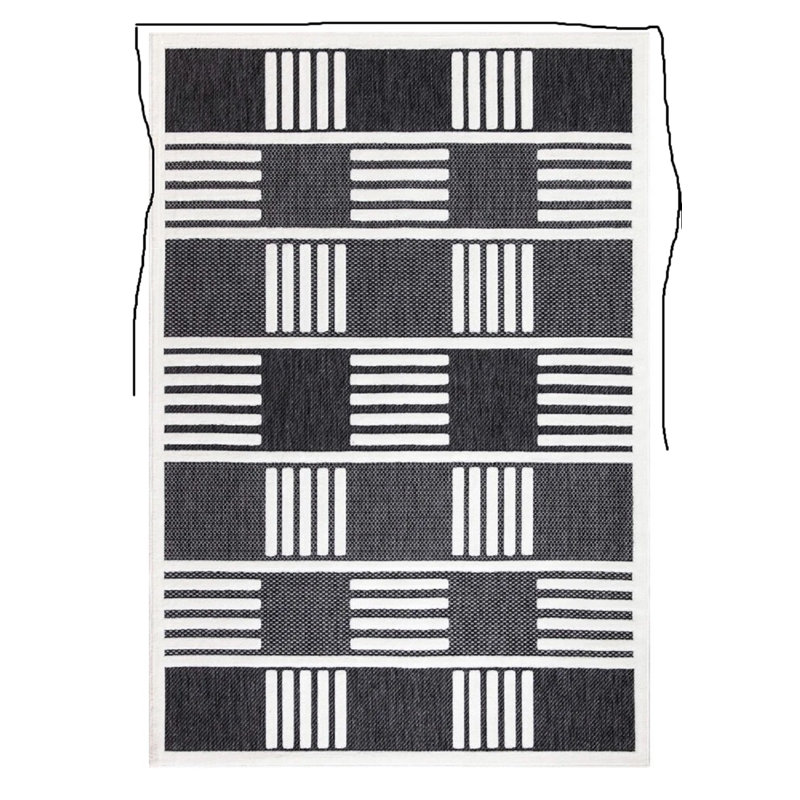 Geometric Area Rug, Rectangle 160 x 230 cm