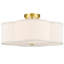 Plafonnier semi-encastré en tissu 4 lumières-1019904924-1019904923