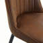 Tabouret de bar en velours de suède avec pieds en métal et décoration dorée