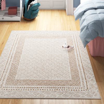 Calvo Machine Woven Oriental Brown Area Rug