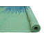 Tapis vert / bleu en laine fait à la main Ames