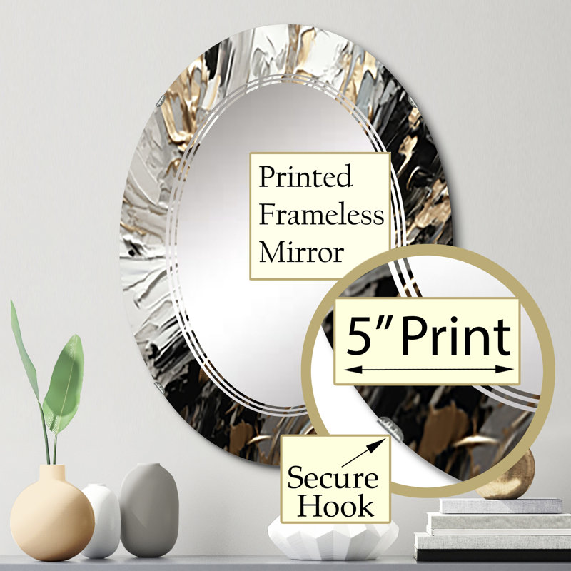 Miroir mural sans cadre Derney, 30 po x 20 po