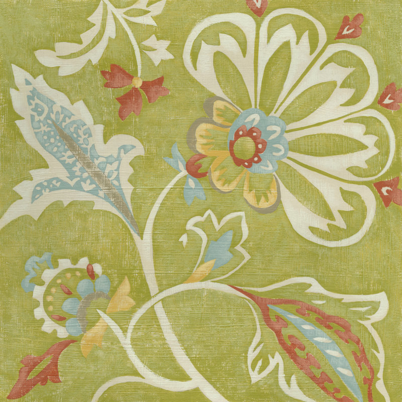 Provincial Chintz II by Chariklia Zarris - Wrapped Canvas Art Prints, 51cm H x 51cm W