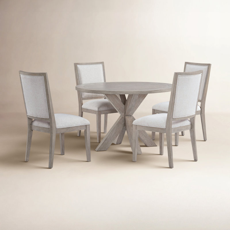 Table de salle à manger Walter avec 4 chaises rembourrées Walter