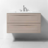 Alma 36.25" Wall Mounted Single Bathroom Vanity with Top
