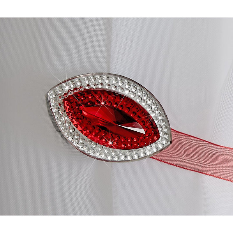 Larkin 4cm Curtain Holdback/Tieback, Red