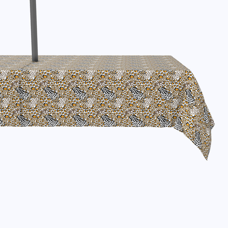 Falca Leopard Skin Tablecloth, 84" x 60"