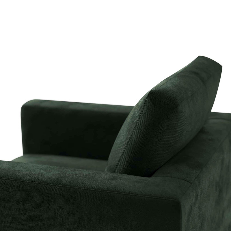 Lovell Chair Forest Velvet Dark Walnut