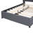 Upholstered Platform Bed with Trundle-158415128-158415126