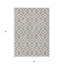 Tapis intérieur / extérieur ivoire lavable 3 pi x 5 pi