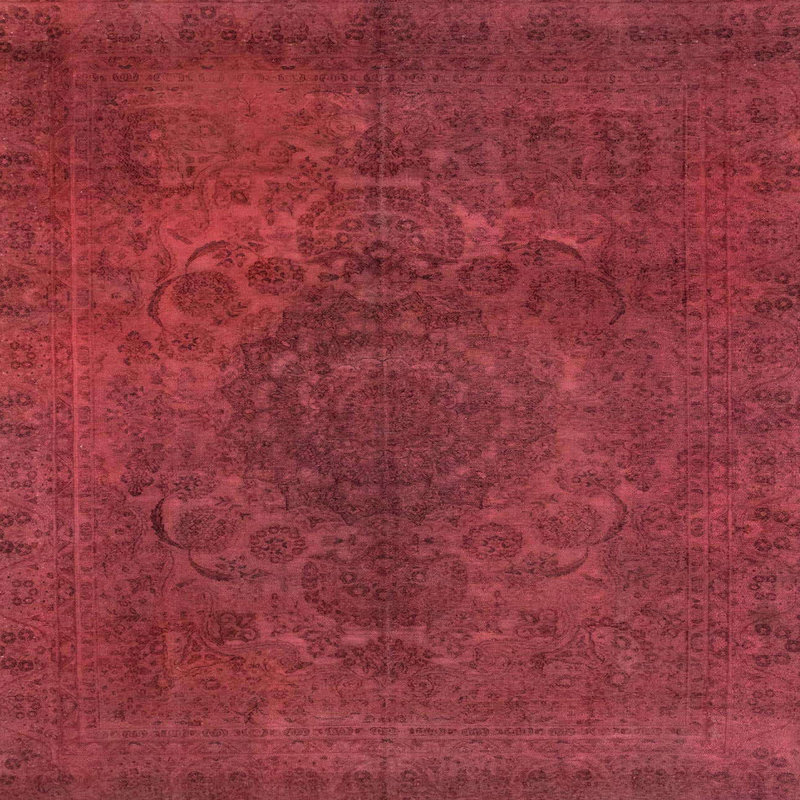 Abstract Indoor Rug, Square 5'