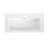 39.4" Solid Surface Resin Streamline Vanity Top