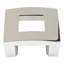 Centinel 1 3/4" Length Square Knob-768677778