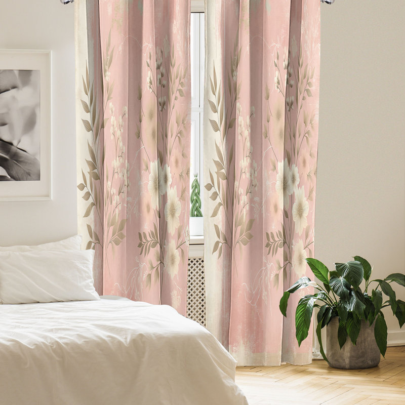 Semi Sheer Curtain Pair, 56" W x 84" L