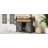 Kylie Wicker Rolling Kitchen Island On Wheels With Storage Cabinet-1662815306