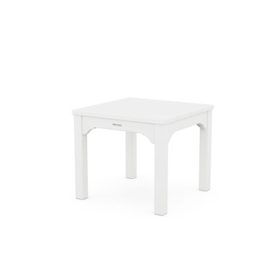 Chinoiserie Square Plastic Outdoor Side Table