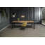 Nithilan Extendable Oak Metal Base Dining Table-1532621600-1532621612