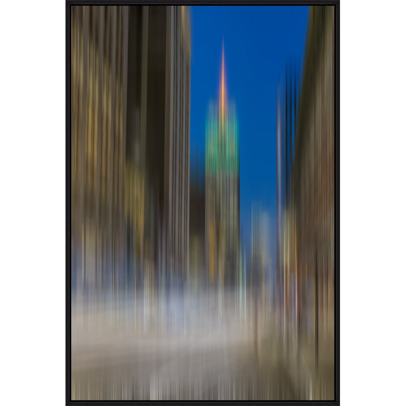Empire State II Print by Richard Silver, Image Brush Gel, 46.75" H x 31.75" W x 2" D